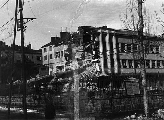 Бомбардировка Софии (Болгария) во время Второй мировой войны