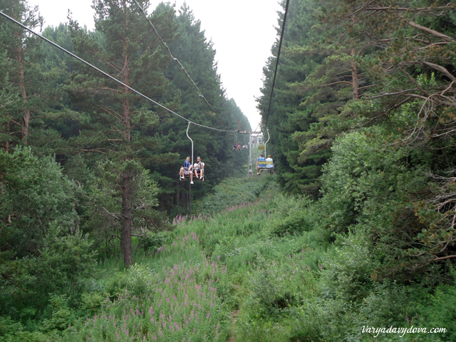 Лес в Болгарии. Лифт Драгалевски
