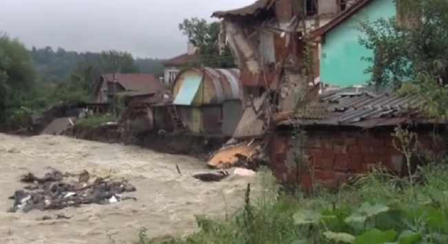 Наводнение в Болгарии в сентябре (06.09.2014) - Берковица