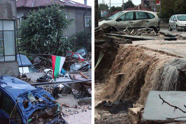 Наводнение в Болгарии. Варна