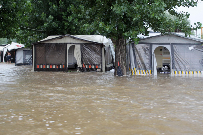 Наводнение в Приморско