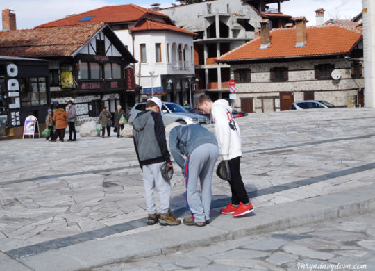 Туристы в Банско